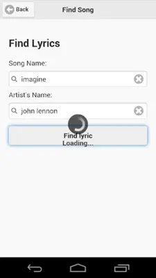 Find Song Lyrics android App screenshot 2